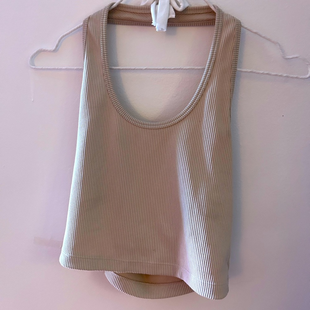 H&M Beige Halter Top